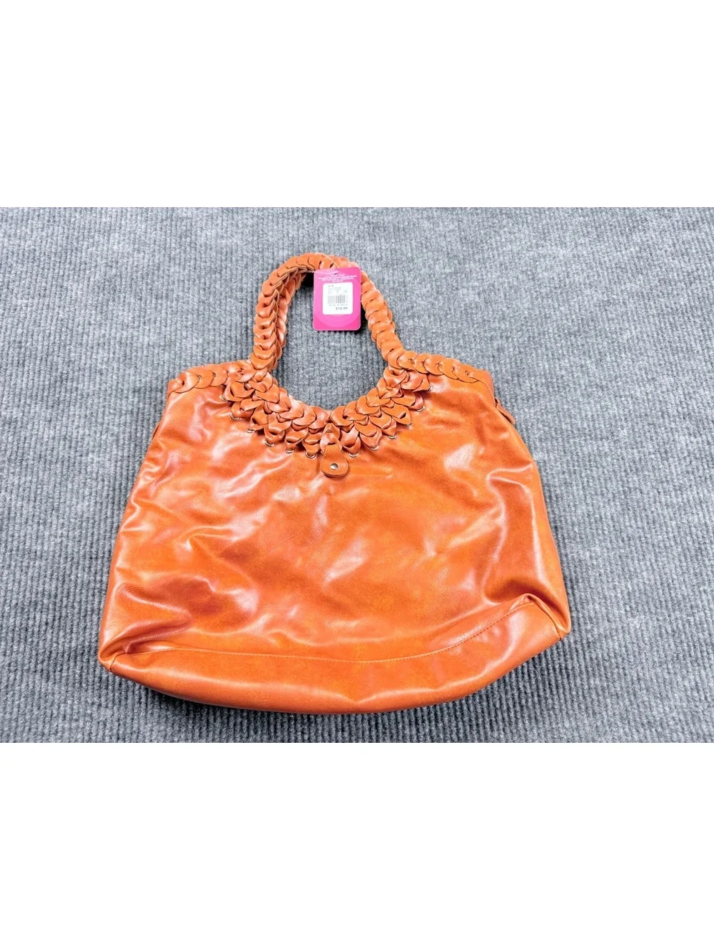 Xhilaration Orange Braided Hobo Shoulder Bag Purse NWT